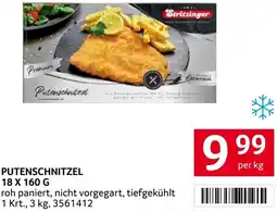 Transgourmet Putenschnitzel Angebot