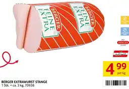 Transgourmet Berger extrawurst stange Angebot