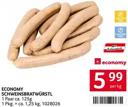 Transgourmet Economy schweinsbratwürstl Angebot
