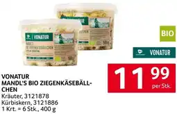 Transgourmet Vonatur mandl's bio ziegenkäsebäll- chen Angebot