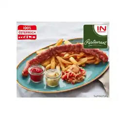 Interspar Riesenberner mit Pommes, Rohkostsalat, Senf und Paprika-Tomatendip INTERSPAR Angebot