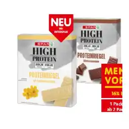 Interspar High Protein Riegel Vanille oder Schokolade INTERSPAR Angebot