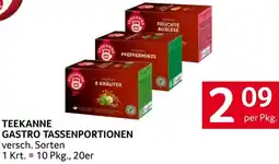 Transgourmet Teekanne gastro tassenportionen Angebot