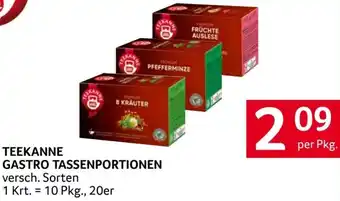 Transgourmet Teekanne gastro tassenportionen Angebot