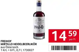 Transgourmet Freihof mirtillo heidelbeerlikör Angebot