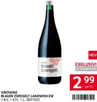 Transgourmet Vinowinz blauer zweigelt landwein ew Angebot