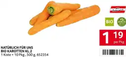 Transgourmet Natürlich für uns bio karotten Angebot