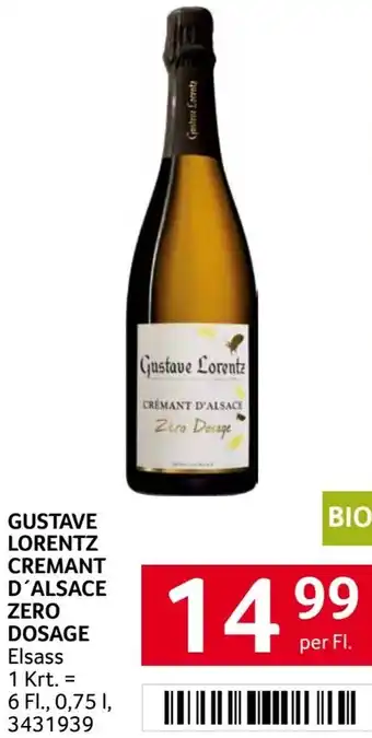 Transgourmet Gustave lorentz cremant d'alsace zero dosage Angebot