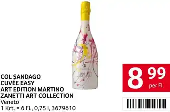 Transgourmet Col sandago cuvée easy art edition martino zanetti art collection Angebot