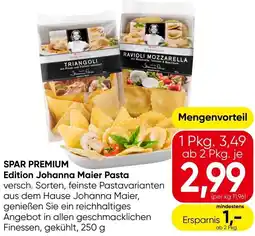 Eurospar SPAR PREMIUM Edition Johanna Maier Pasta Angebot