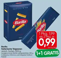 Eurospar Barilla Italienische Teigwaren Angebot