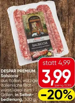 Eurospar DESPAR PREMIUM Salsiccia Angebot