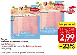 Eurospar Berger Wellness Schinkenaufschnitt Angebot