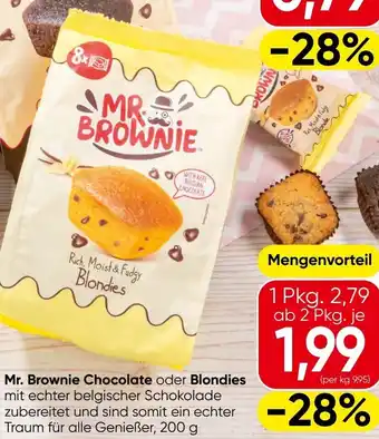 Eurospar Mr. Brownie Chocolate oder Blondies Angebot