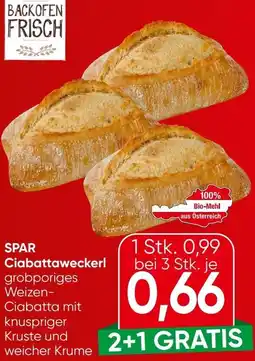 Eurospar SPAR Ciabattaweckerl Angebot