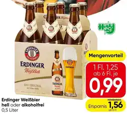 Eurospar Erdinger Weißbier hell oder alkoholfrei Angebot
