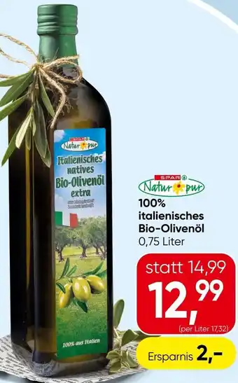 Eurospar SPAR 100% Italienisches Bio-Olivenöl Angebot