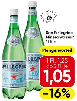 Eurospar San Pellegrino Mineralwasser Angebot