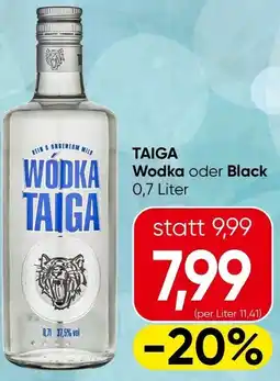 Eurospar TAIGA Wodka oder Black Angebot