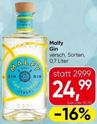 Eurospar Malfy Gin Angebot