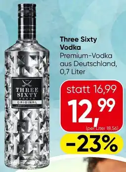 Eurospar Three Sixty Vodka Angebot