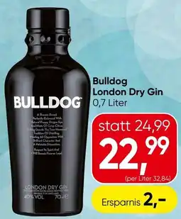 Eurospar Bulldog London Dry Gin Angebot