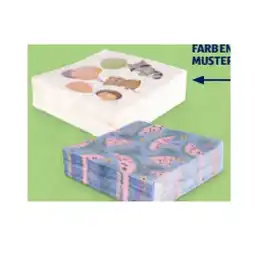 Hofer Servietten Motiv 3-lagig versch. Farben und Muster HOFER Angebot