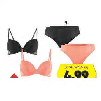 Hofer Damen-Push-Up-BH/Slips versch. Farben und Modelle HOFER Angebot
