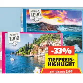 Hofer Puzzle versch. Sorten HOFER Angebot
