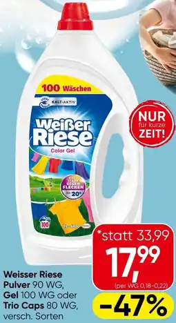 Eurospar Weisser Riese Pulver, Gel oder Trio Caps Angebot
