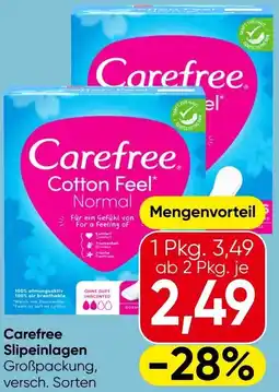 Eurospar Carefree Slipeinlagen Angebot