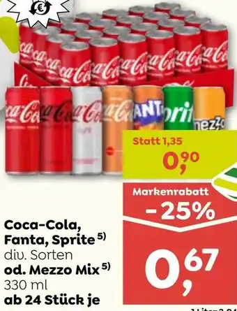 ADEG Coca-Cola, Fanta, Sprite od. Mezzo Mix Angebot