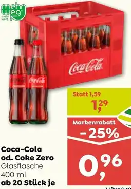 ADEG Coca-Cola od. Coke Zero Angebot