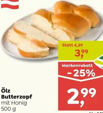 ADEG Ölz Butterzopf mit Honig Angebot