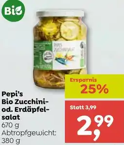 ADEG Pepi's Bio Zucchini- od. Erdäpfel- salat Angebot