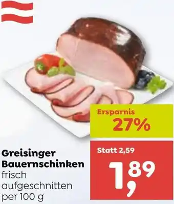 ADEG Greisinger Bauernschinken Angebot