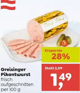ADEG Greisinger Pikantwurst Angebot
