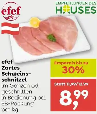 ADEG efef Zartes Schweins- schnitzel Angebot