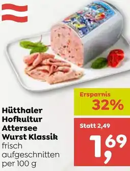 ADEG Hütthaler Hofkultur Attersee Wurst Klassik Angebot