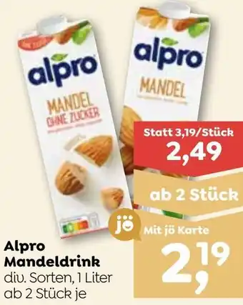 ADEG Alpro Mandeldrink Angebot