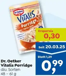 ADEG Dr. Oetker Vitalis Porridge Angebot