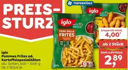 ADEG iglo Pommes Frites od. Kartoffelspezialitäten Angebot