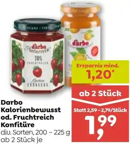 ADEG Darbo Kalorienbewusst od. Fruchtreich Konfitüre Angebot