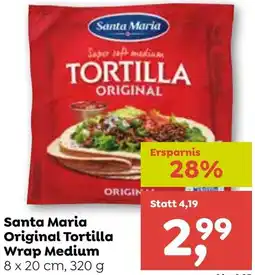 ADEG Santa Maria Original Tortilla Wrap Medium Angebot