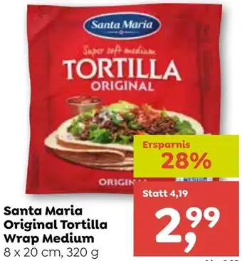 ADEG Santa Maria Original Tortilla Wrap Medium Angebot