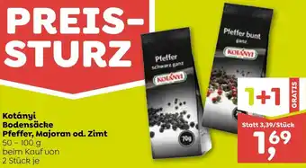 ADEG Kotányi Bodensäcke Pfeffer, Majoran od. Zimt Angebot
