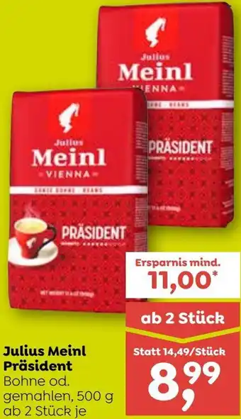ADEG Julius Meinl PRÄSIDENT Angebot