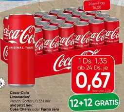 Spar Coca-Cola Coca-Cola Limonaden* Angebot