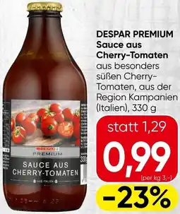 Spar DESPAR PREMIUM Sauce aus Cherry-Tomaten Angebot
