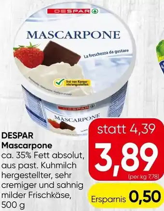 Spar DESPAR Mascarpone Angebot